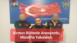 Kırmızı bültenle aranan cinayet zanlısı Serkan Akbaba, Almanya'da yakalanarak Türkiye'ye getirildi.